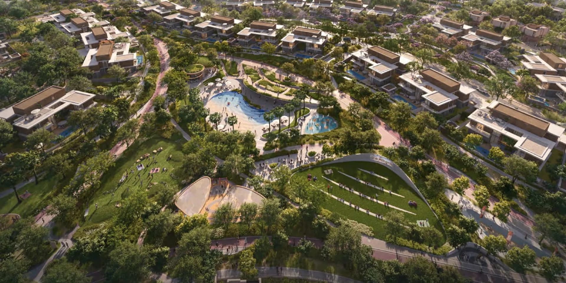 Greenwood by Aldar villas and townhouses in Dubai Silicon Oasis